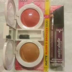 Hard Candy matte blush ,bronzer, liner ,lip gloss